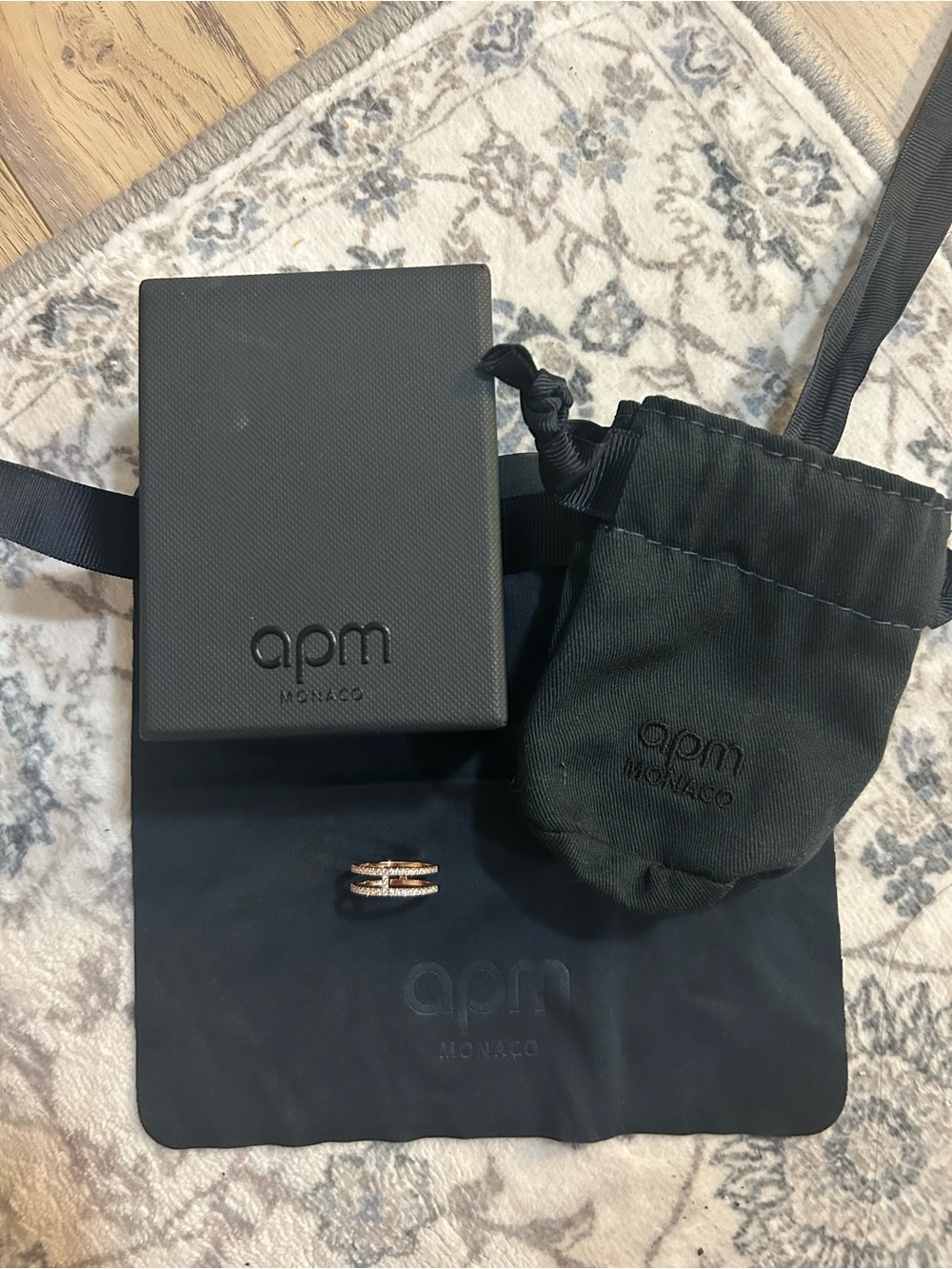 APM Monaco Ring Size 7 US